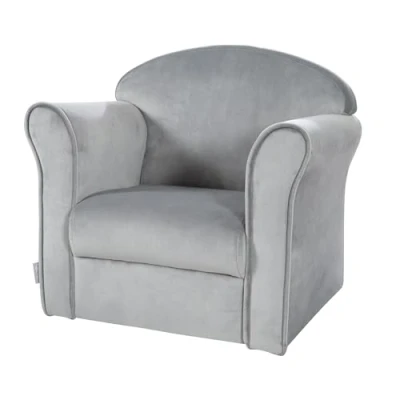 Afbeelding van Roba Kinderfauteuil Lil Sofa Junior 43 Cm Fluweel Grijs