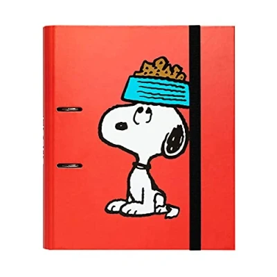 Afbeelding van Grupo Erik Ordner A4 met 2 ringen Snoopy Harde map ringen, formaat 27 x 32 cm Schoolbenodigdheden, Organizer, Kantoorbenodigdheden