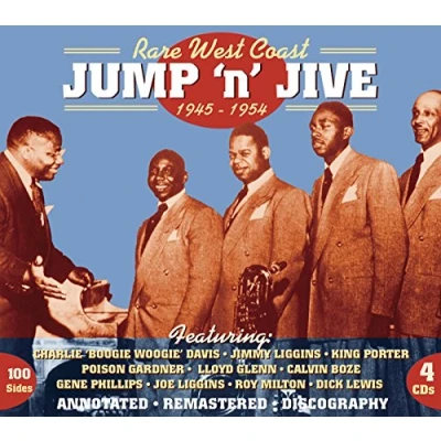 Afbeelding van Various Artists Rare West Coast Jump N Jive 45 54 (4 CD)