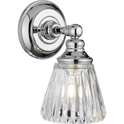Afbeelding van Quintiesse LED Badkamerarmatuur Keynes 3W 3000K 300Lm 830 IP44 Dimbaar Polished Chrome