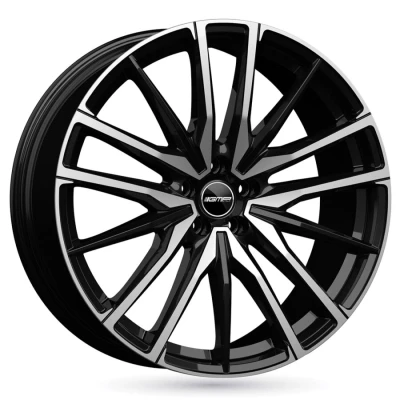 Image de Jante alu gmp sparta 10.5x20 5x114.3 et43 gris mat face polie
