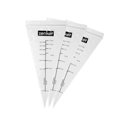 Afbeelding van Set van 10 30 cm Zenker Smart spuitzakken met ritssluiting