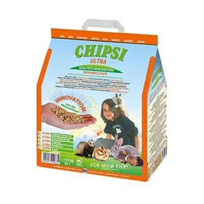 Afbeelding van 10Liter (4,5kg) Chipsi Ultra Huisdierstrooi