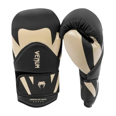 Afbeelding van Venum Bokshandschoenen Challenger 4.0 Zwart Beige 16 OZ