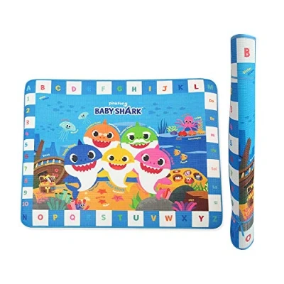 Afbeelding van ODS 48801 BABY SHARK Speel en bekledingsmat, open formaat, 150 x 120 cm