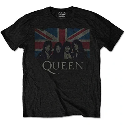 Afbeelding van Queen Union Jack Heren T shirt XXL Blauw
