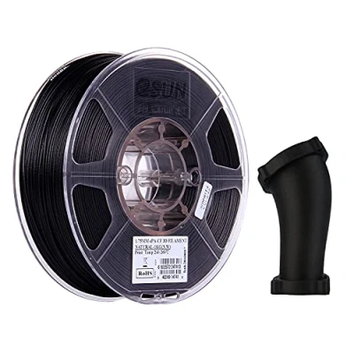 Afbeelding van eSUN Carbon Fiber Filled Nylon Filament 1,75 mm, 3D printerfilament PA CF, dimensionale nauwkeurigheid +/ 0,05 spoel van 1 kg (2,2 lbs) printfilament voor printers, natuurlijk