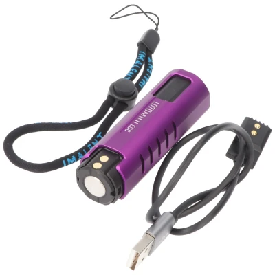 Afbeelding van Imalent LD70 Mini EDC LED zaklamp paars met 4000 lumen, lichtbereik max. 203 meter