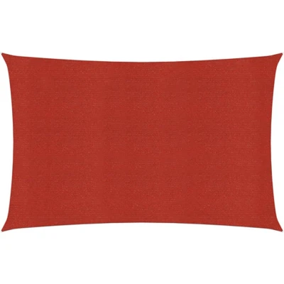 Afbeelding van Zonnezeil 160 g/m 2x3,5 m HDPE rood
