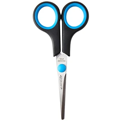 Afbeelding van Schaar Westcott Easy Grip RVS, soft grip, linkshandig