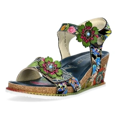 Afbeelding van Laura Vita Dames Sandaal jeans 37