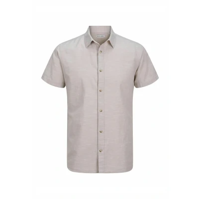 Afbeelding van Jack &amp; Jones Comfort FIT Overhemd, Heren, Maat: Large, Crockery