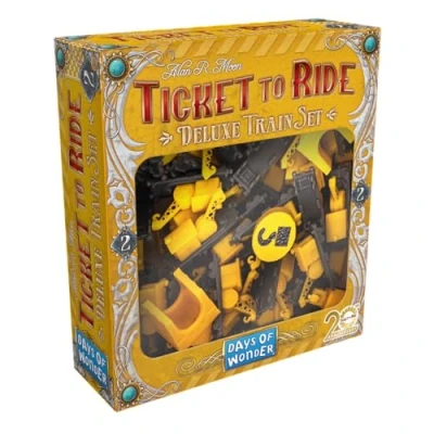 Afbeelding van Ticket to Ride 20 jaar jubileum Deluxe Trein set Geel