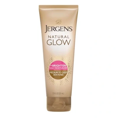 Afbeelding van Jergens Natural Glow Dagelijkse vochtinbrengende crème voor het gezicht medium/gebruinde huidtinten, 222 ml
