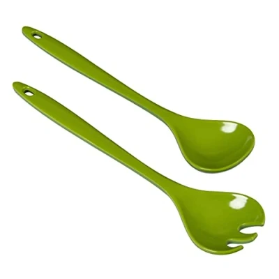 Afbeelding van KUHN RIKON 24294 Saladebestek (groen/donkergroen), kunststof