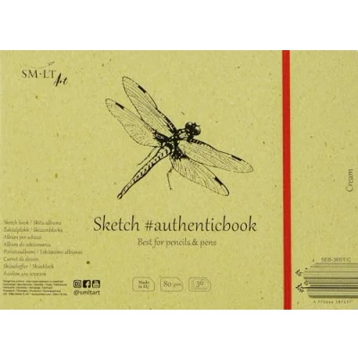 Afbeelding van SMLT Album Schetsen 24,5x17,6 cm 80gr 36 vel Creme