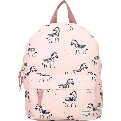 Afbeelding van Kidzroom Backpack TO THE ZOO Unisex Rugzak voor kinderen, Maat: One Size, Pink