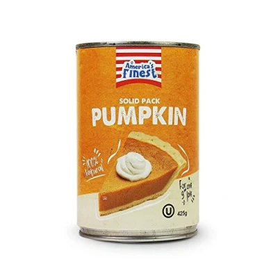 Afbeelding van America&#039;s Finest, Pumpkin Puree 100% Pure Pompoen 425 g Tin, 2 stuks