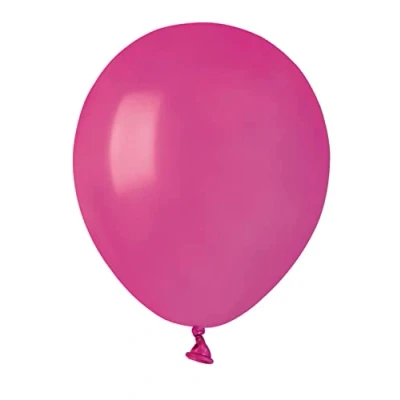 Image de Ciao Enveloppe 100 ballons en latex naturel de qualité supérieure A50 (Ø 13 cm / 5 &#039;&#039;), rose fuchsia