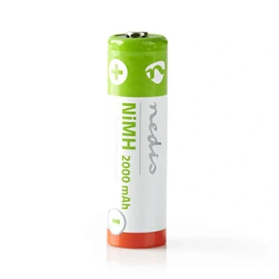 Image de Nedis BANM20HR64B Pile Rechargeable Ni MH AA 1.2 V 2 000 mAh 4 pièces Blister