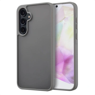 Afbeelding van imoshion Hoesje Geschikt voor Samsung Galaxy A35 Color Guard Backcover Grijs
