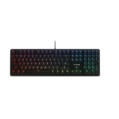 Image de CHERRY G80 3000N RGB Clavier rétroéclairé USB International US commutateur : MX Silent Red noir