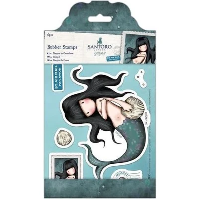 Afbeelding van Rubber Stamps Santoro Awashed