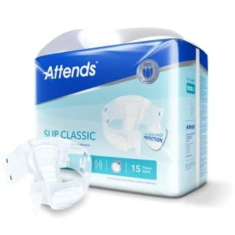 Afbeelding van Attends Slip Classic 10 Large 1 pak van 15 stuks