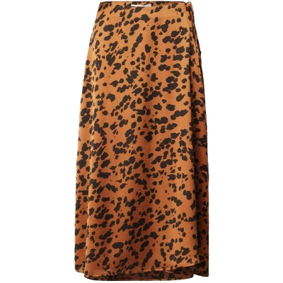 Afbeelding van Freebird bruine midi rok Brooke XS