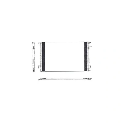Afbeelding van DELPHI TSP0225463 Condensor Airco Zonder droger 20 17 SAAB: 9 3 Estate, OPEL: Vectra C Caravan