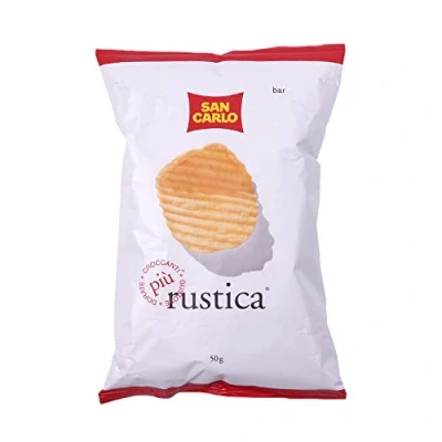 Afbeelding van SAN CARLO RUSTICA Italiaanse hartige chips, 50 g, 20 stuks