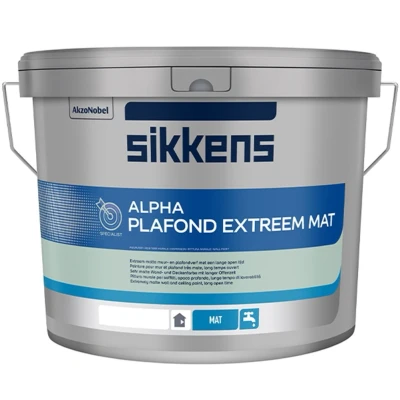 Afbeelding van Sikkens Alpha Plafond Extreem Mat 2,5 liter Muurverf voor binnen