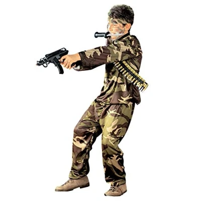 Afbeelding van Camouflage kostuum voor kinderen Verkleedkleding
