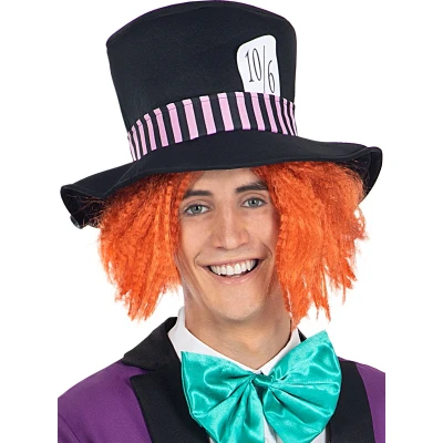 Afbeelding van Funidelia Gekke hoed voor vrouwen en mannen â¶ Mad Hatter, Films &amp; Series, Alice in Wonderland Accessoires Volwassenen, kostuum accesoires Groen