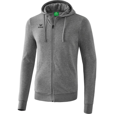 Afbeelding van Erima Sweatjack met capuchon grey melange 128 /