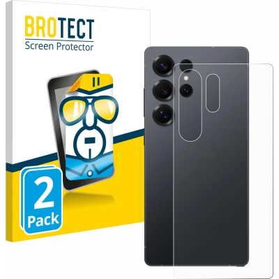 Afbeelding van BROTECT Screenprotector voor Samsung Galaxy S25 Ultra Enterprise Edition (Achterkant) Folie Beschermfolie transparant (2 Stuks)