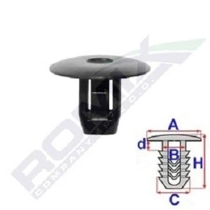 Afbeelding van ROMIX C60647 Clip HONDA: Jazz 2