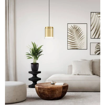 Afbeelding van EGLO Lagunitas Hanglamp E27 Ø 15 cm Zwart/Geelkoper/Goud