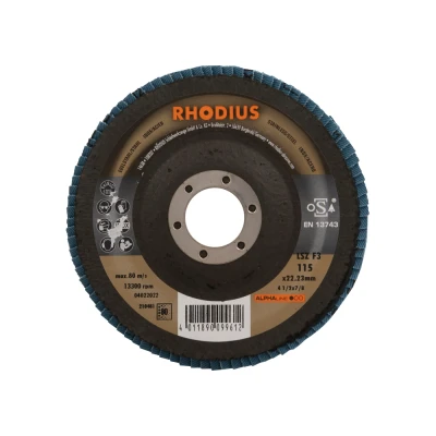 Afbeelding van Rhodius 210481 LSZ F3 Lamellenschijf Diameter 115 mm Boordiameter 22.23 RVS 1 stuk(s)