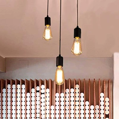 Afbeelding van Lrpiyvo Industriële kroonluchter, vintage retro hanglamp, hanglamp voor slaapkamer, woonkamer, eetkamer