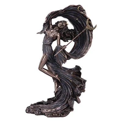 Afbeelding van Nemesis Now Nyx Bronzen figuur Griekse godin van de nacht sterrenhemel 27,5 cm