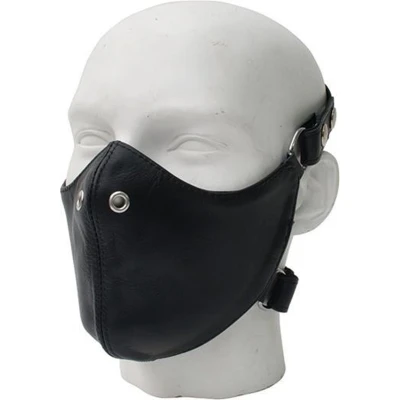 Afbeelding van Mister B Leren Bike Masker Zwart