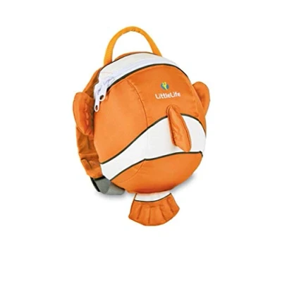 Afbeelding van Littlelife Rugzak Met Riem Vis 2 Liter Polyester Oranje/wit