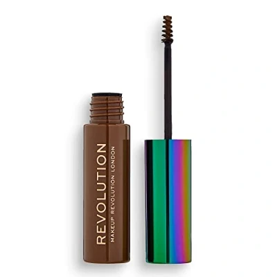 Afbeelding van Makeup Revolution HIGH BROW GEL WITH Cannabis Sativa Wenkbrauwgel, Dames, Maat: 6 ml, Ash brown