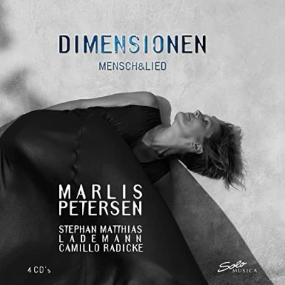 Afbeelding van Marlis Petersen, Stephan Matthias Lademann, Camillo Radicke Dimensionen Mensch &amp; Lied (4 CD)
