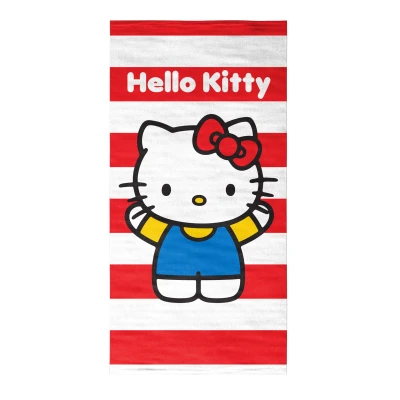 Afbeelding van Hello Kitty strandlaken sneldrogend microvezel 140x70cm