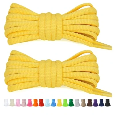 Afbeelding van Stepace [2 paar 60 cm ronde schoenveters voor sneakers, lengte 200 18 kleuren,