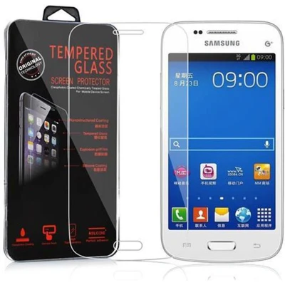 Afbeelding van Cadorabo Screenprotector geschikt voor Samsung Galaxy TREND 3 Pantser film Beschermende in KRISTALHELDER Geharde (Tempered) display beschermglas 9H hardheid met 3D Touch