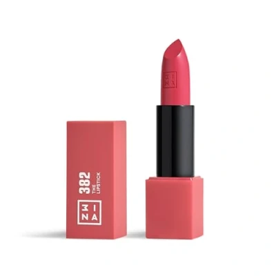 Afbeelding van 3ina THE Lipstick Lippenstift, Dames, Maat: 4.5 g, 382 bubble gum pink