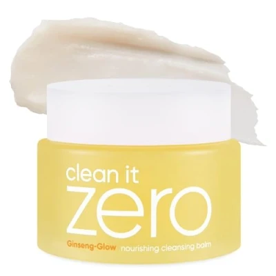 Afbeelding van BANILA CO Clean it Zero Baume nettoyant nourrissant Démaquillant coréen pour peaux sèches Vegan Fabriqué avec de la racine Gensing et du peptide soja (100 ml)